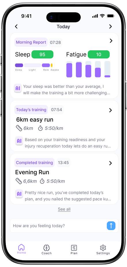 Ranner AI App Screenshot